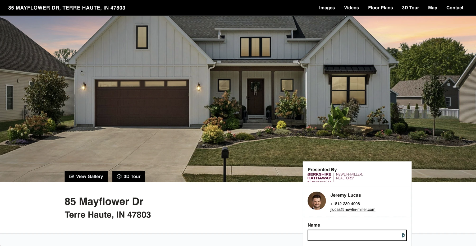 Premier single-listing property website