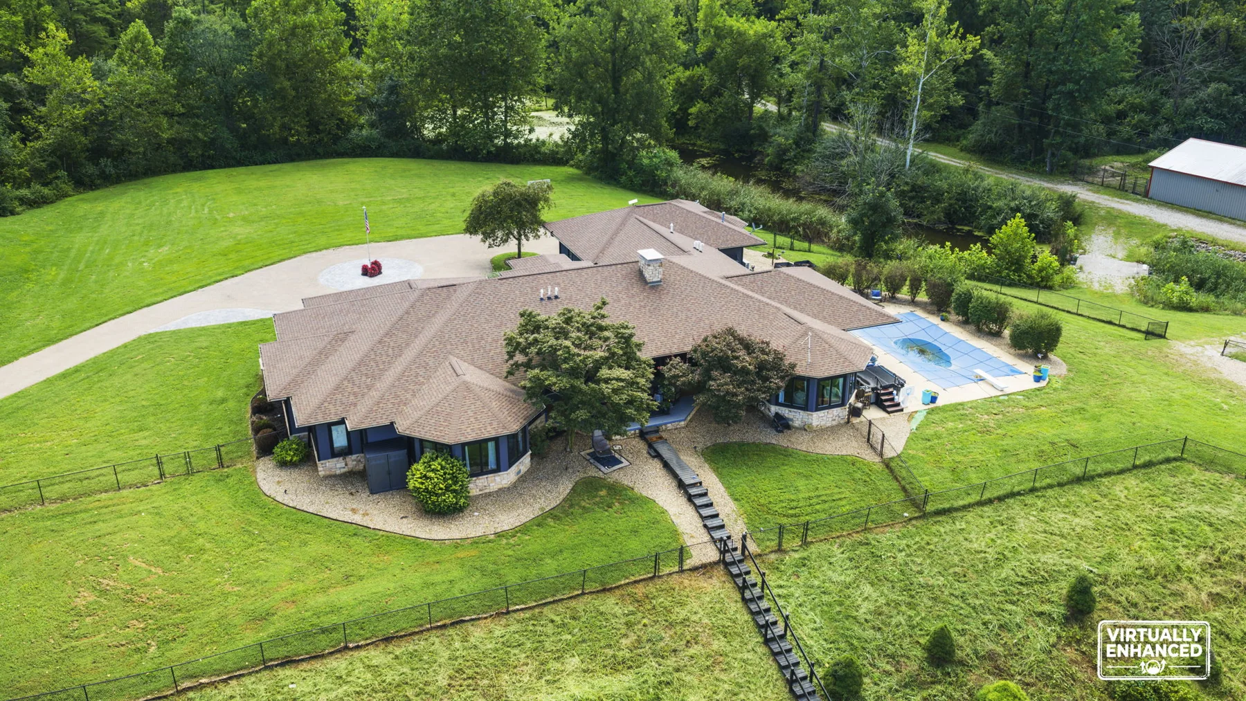 Showcase drone coverage