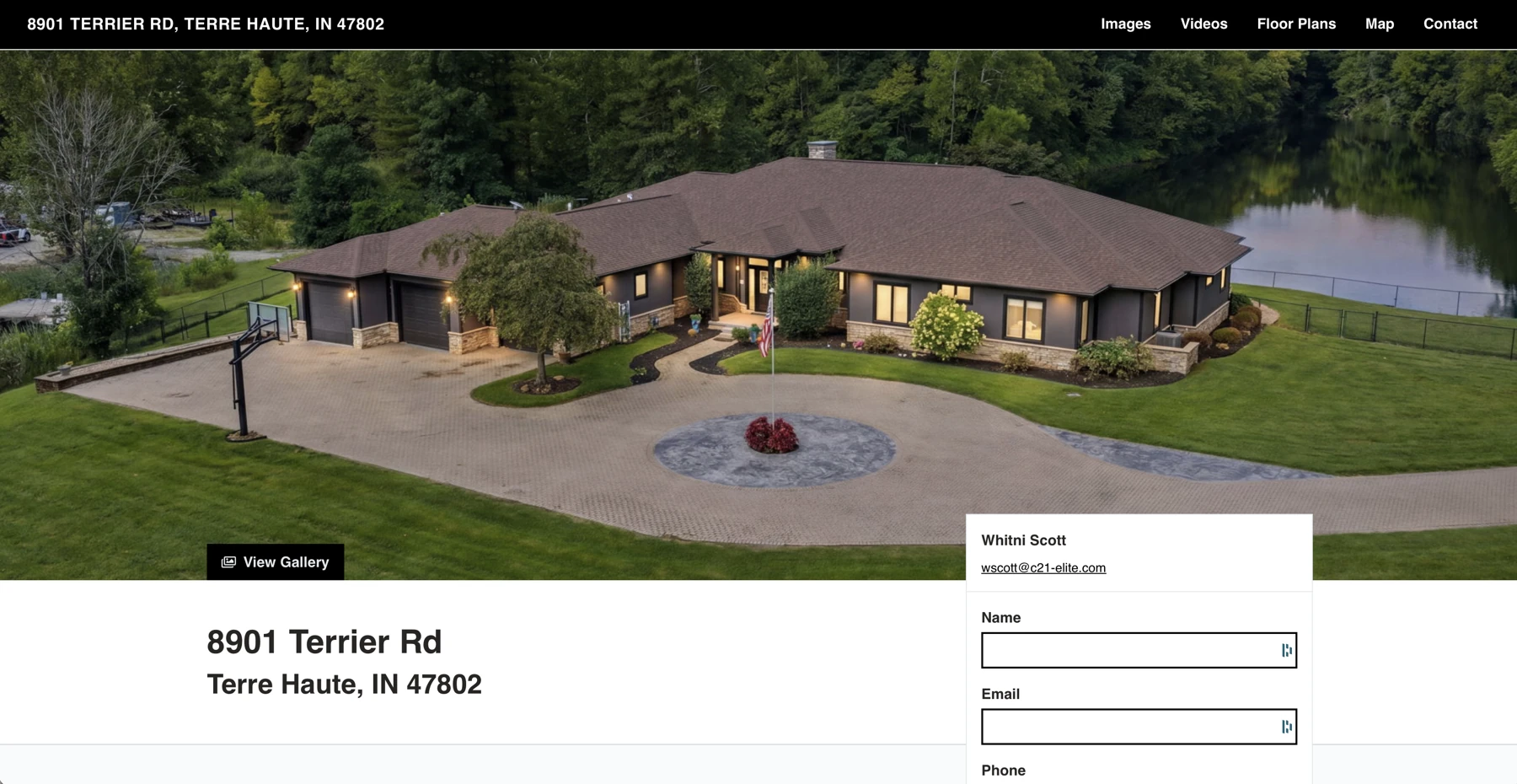 Showcase single-listing property website